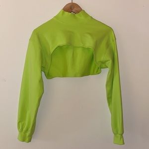 LULULEMON LA Super Crop Mock Neck